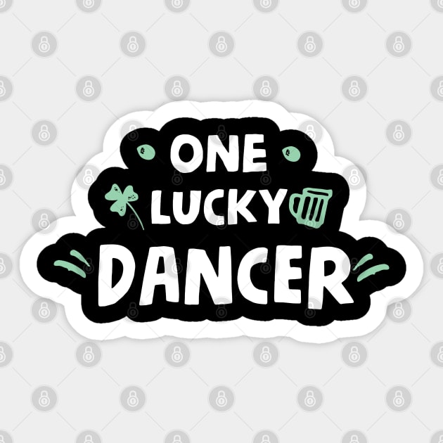 One Lucky Dancer - Irish Dancer Sticker by HamzaNabil